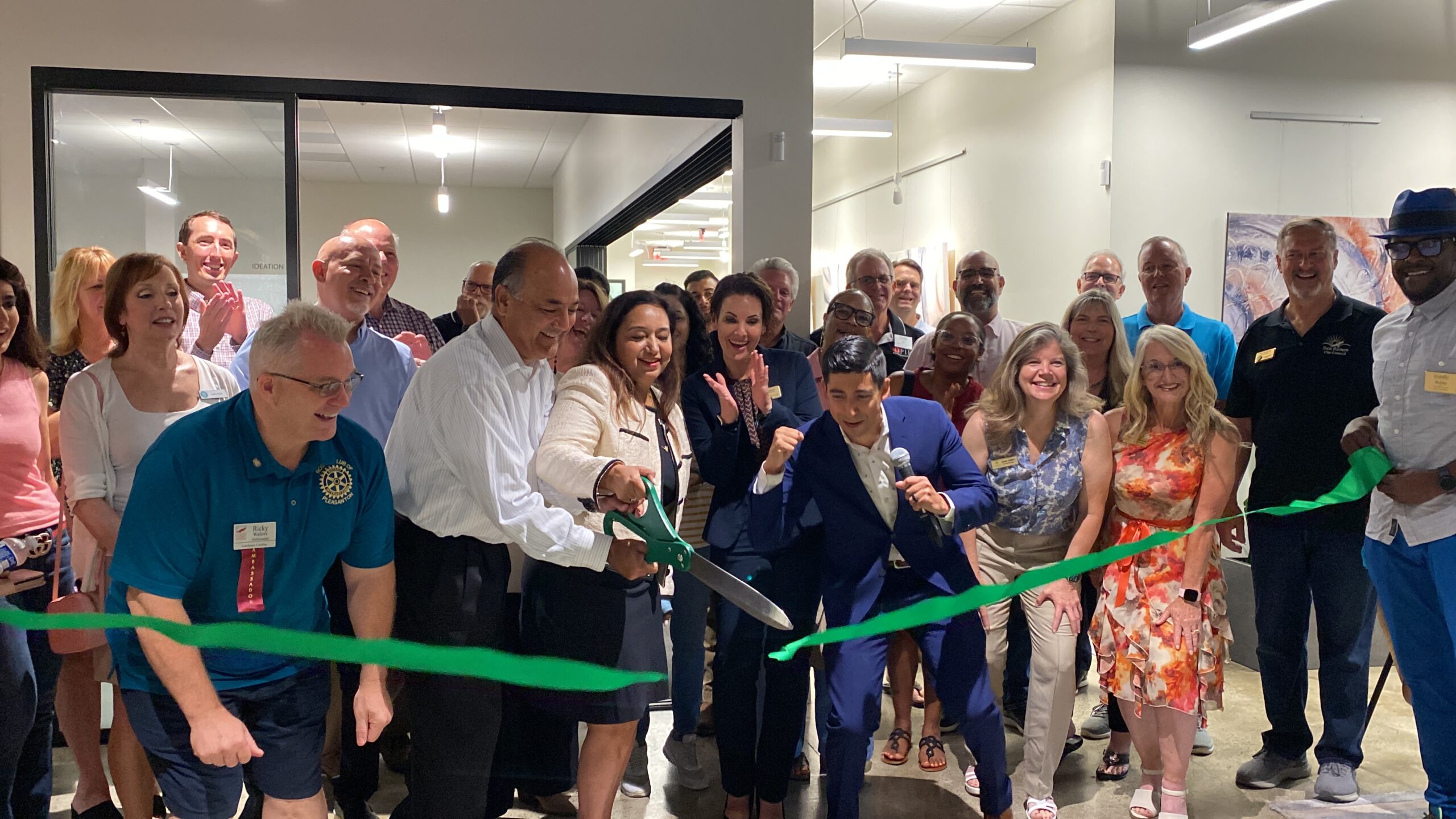 Dublin Technology Center Workspaces Ribbon Cutting Group Picture